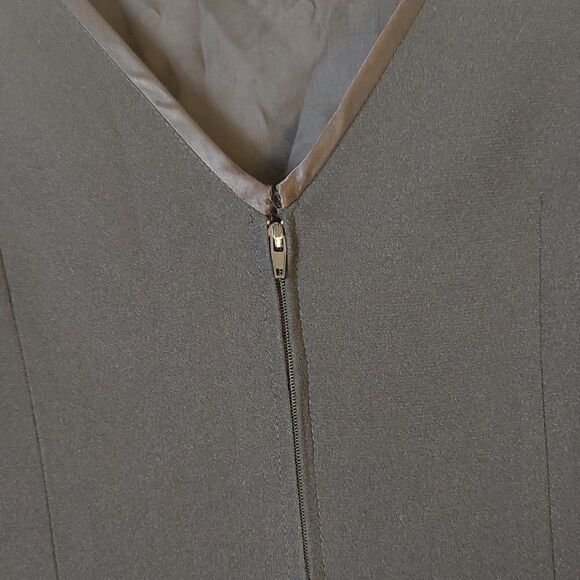 Morton Myles For the Warrens Black Rhinestone Studded Long Sleeve Vintage Dress - Picture 8 of 9